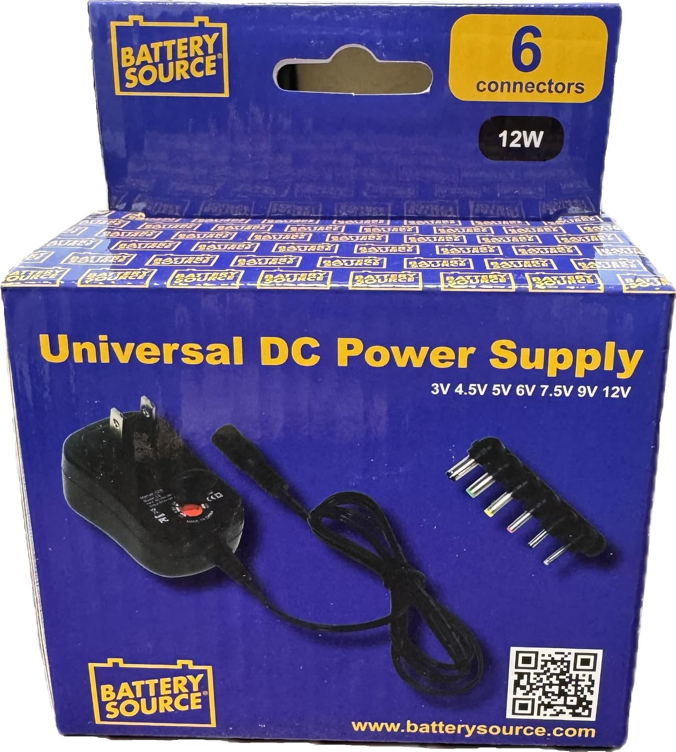 Multi-Voltage AC DC Power Adapter 12W 3V 4.5V 5V 6V 7.5V 9V 12V 1000mA 1A Universal Switching Power Supply AC/DC Charger with 6 Plugs for Speaker, Router, Baby Monitor, CCTV Camera