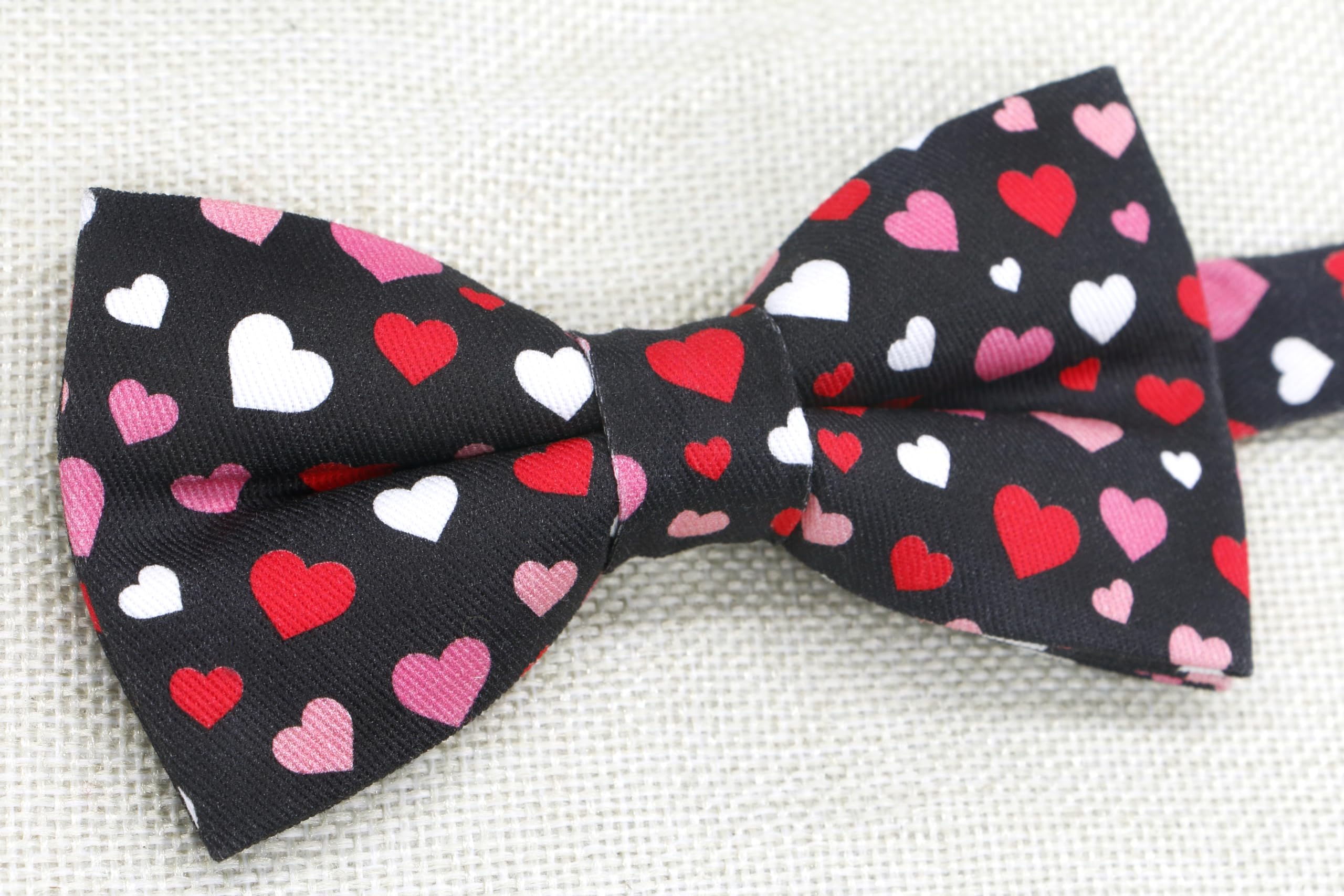 OCIA Nœud papillon réglable en coton avec motif mignon pré-noué pour adultes et enfants