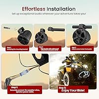 Vista 11 de Pyle Dual parlante marino de 6.5 pulgadas, impermeable, con sonido estéreo de rango completo, 120 W, color negro, (2 unidades), Blanco