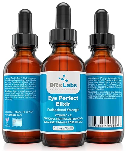 Miniatura 6 de Eye Perfect Elixir  con Bakuchiol alternativa al retinol aceites de argán y rosa mosqueta puros esalano vitamina C y E  mejor suero de tratamiento