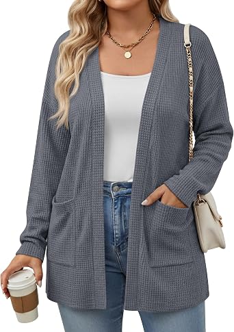 Womens Plus Size Cardigan Sweater