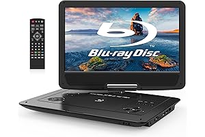 WONNIE 16.9" Portable Blu-ray/DVD Player: Cinematic Entertainment On The Go