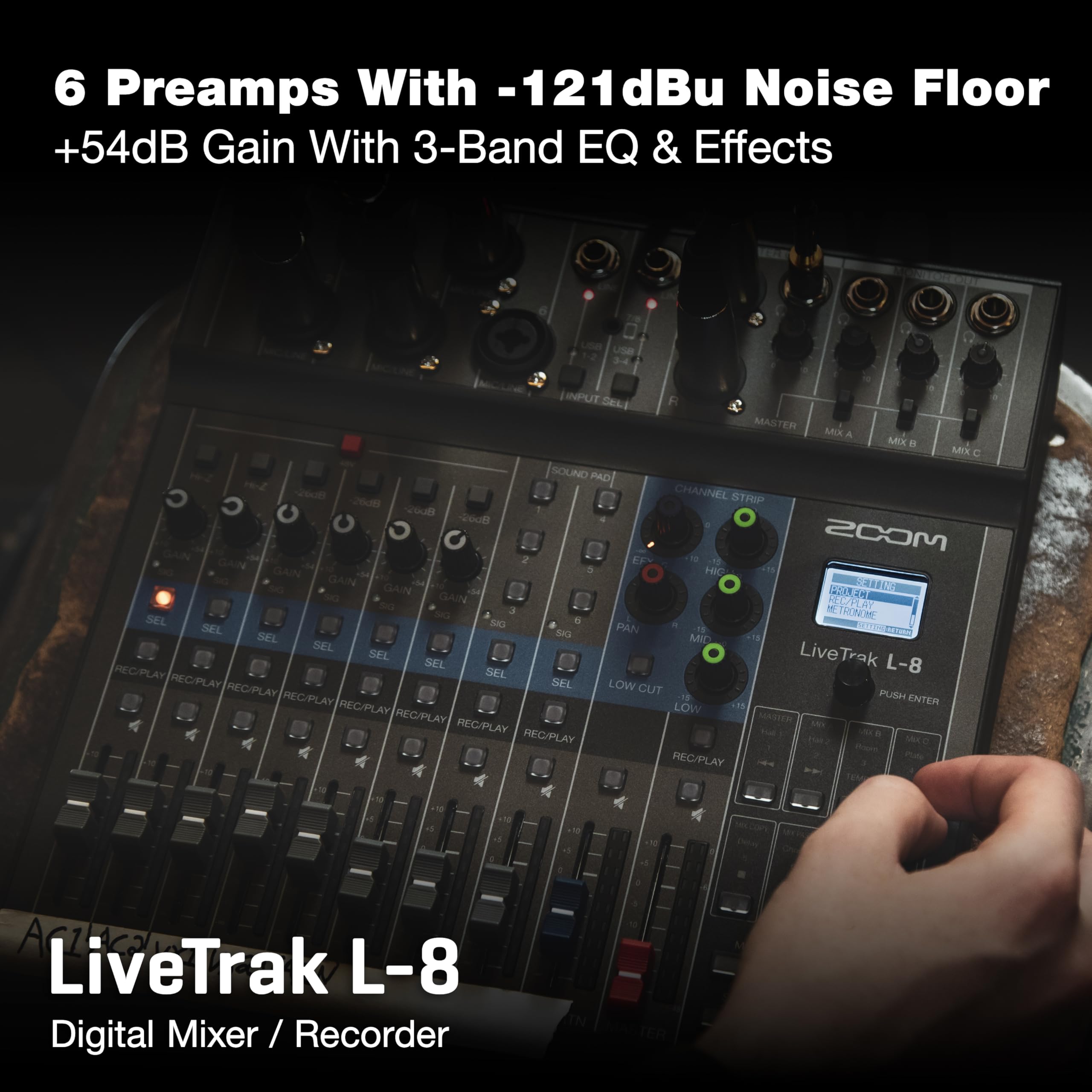 Amazon.com: Zoom LiveTrak L-8 Recorder/Mixer for Musicians