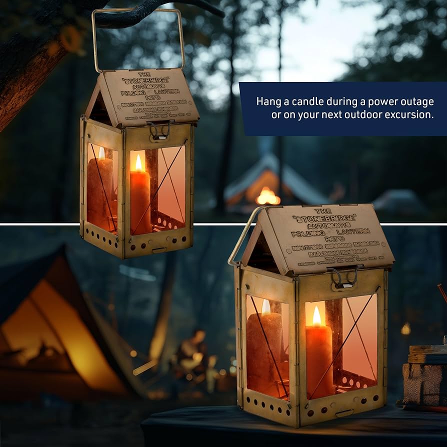 Amazon.com: Kings County Tools Brass Candle Lantern