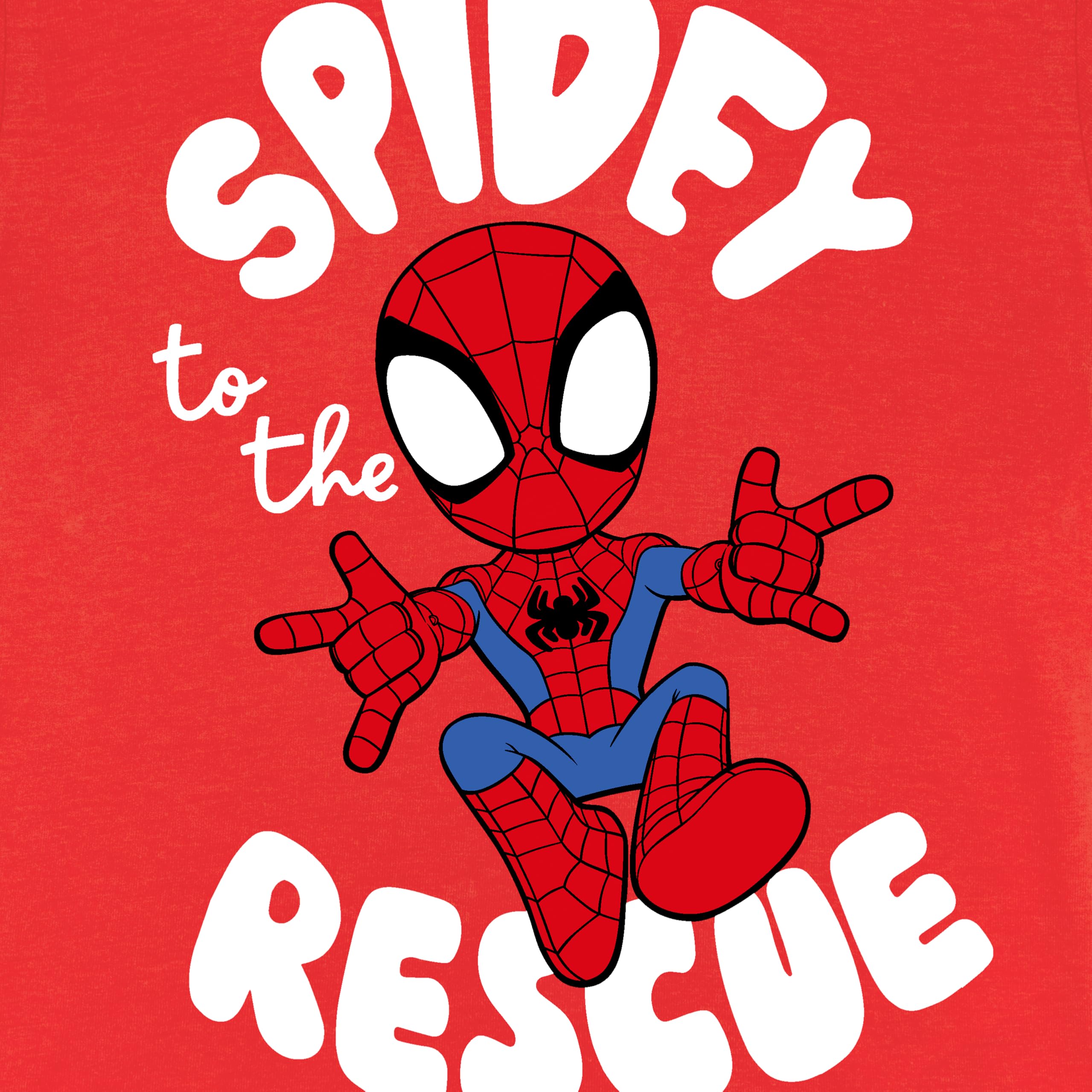 Koszulka Marvel Spiderman | T-shirt Chłopięcy Spidey And His Amazing Friends | Koszulki Chłopięce Spidey | Czerwony 128