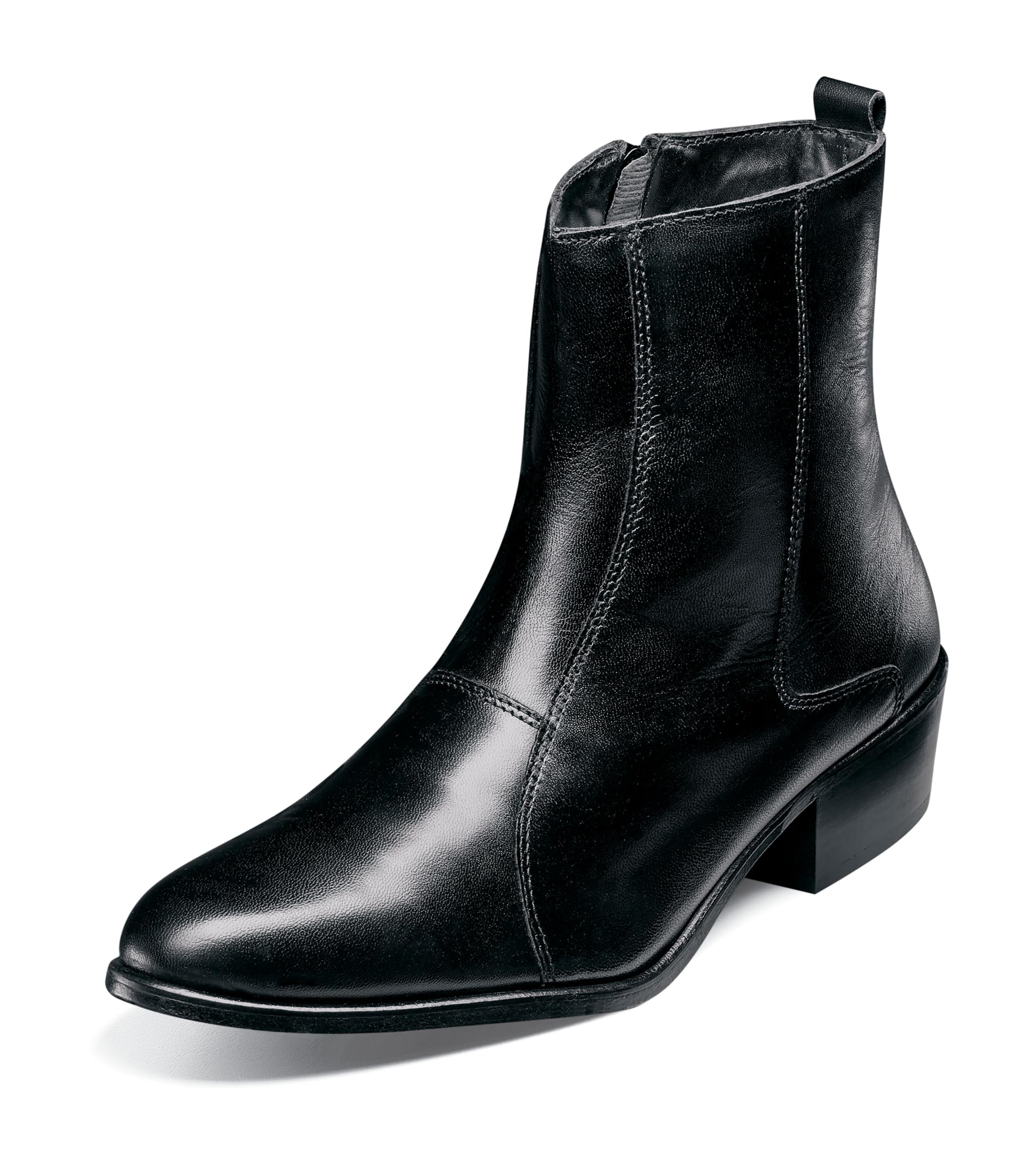 Men's Santos Plain-Toe Side Zipper Boot