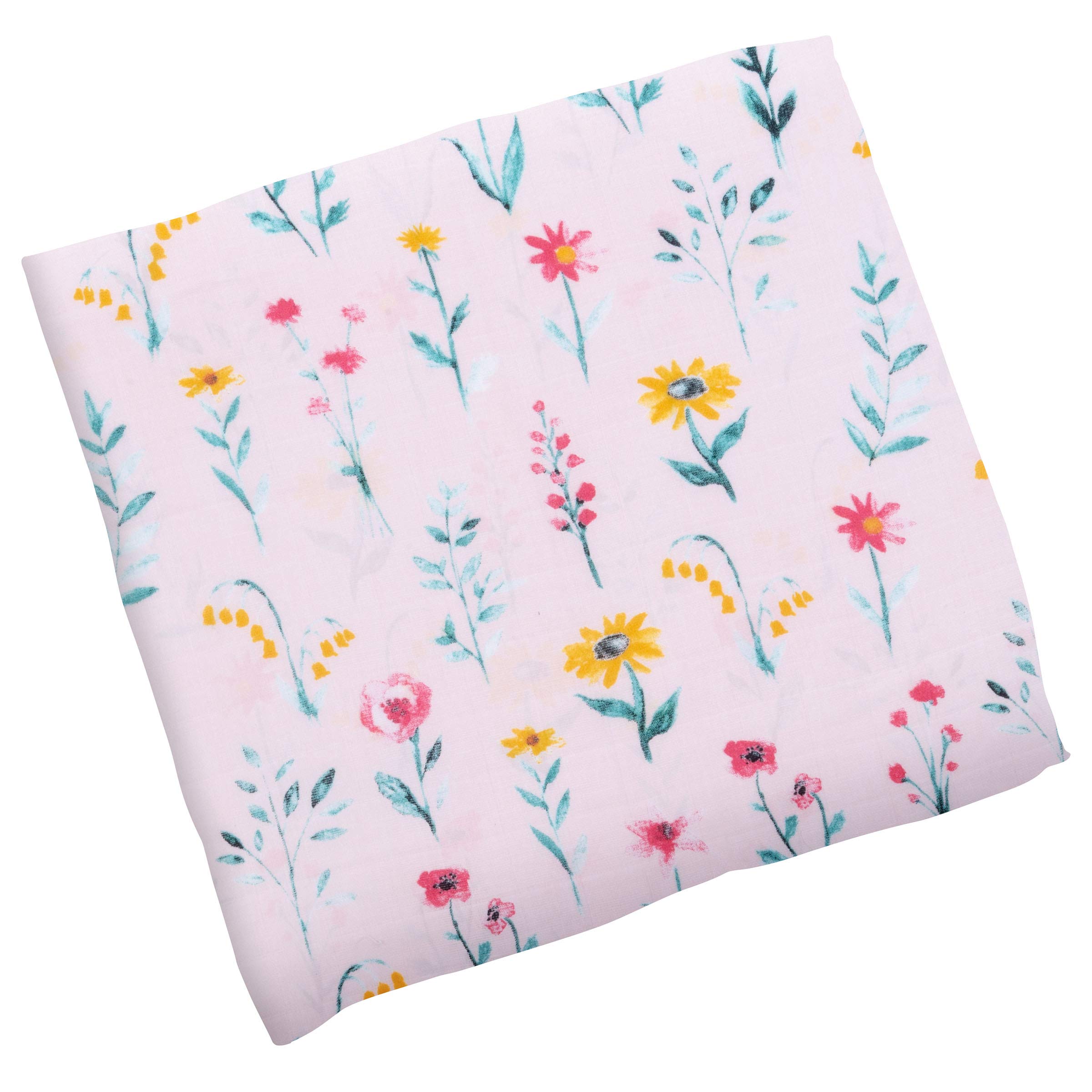 Stephen Joseph, Manta unisex de muselina de algodón para bebé, flor silvestre (SJ1189)
