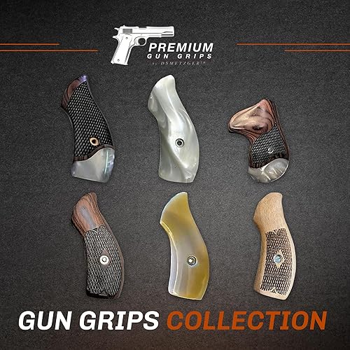 Miniatura 8 de Repuestos compatibles con empuñaduras de pistola prémium para Smith & Wesson J Frame Round Butt