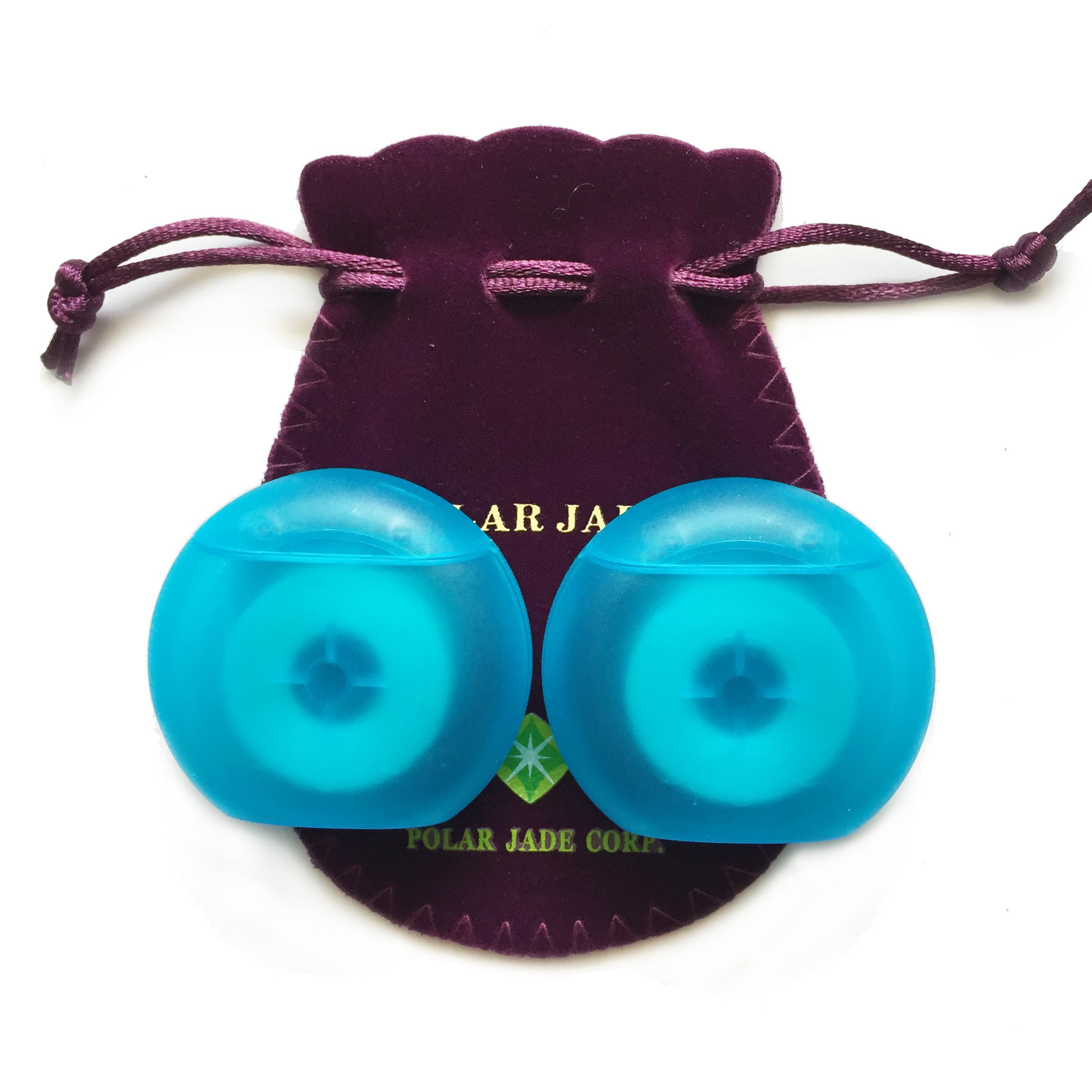 Unwaxed & Unflavored Dental Floss for Use As Yoni Egg Retrieval String and Weight-Lifting String, 2 Boxes, 55 Yards x 2, Polar Jade