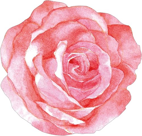 Teling Paquete de 100 manteles individuales desechables florales rosas de 13 pulgadas para primavera y verano, manteles individuales de papel para