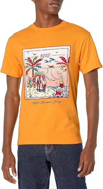 LRG Lifted Research Group Mens Graphic Design Logo T-Shirt