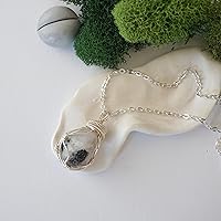 Vista 59 de NEW Designs by Nature Gems Handmade Fire Opal Necklace, October Birthstone Jewelry, With 24 Inch Silver Plated Chain, With a Gift Box, Handmade in