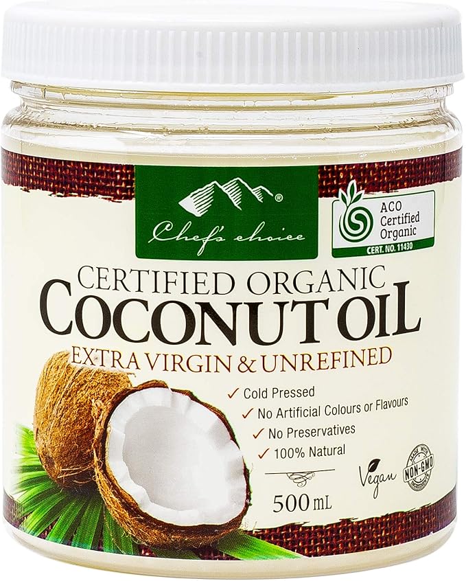 Amazon シェフズチョイス オーガニックエキストラバージンココナッツオイル 未精製 500ml 1 500ml Chef S Choice シェフズチョイス ココナッツオイル 通販