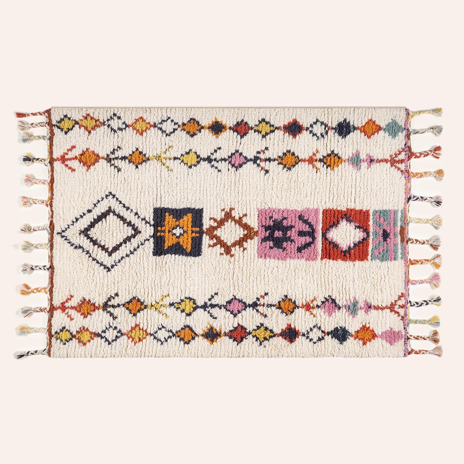 Jaıpur Yün Halı 160x230 Cm Krem