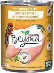 Beyond Natural Wet Dog Food, Chicken, Carrot & Pea Ground Entree - 368 g Can (12 Pack)