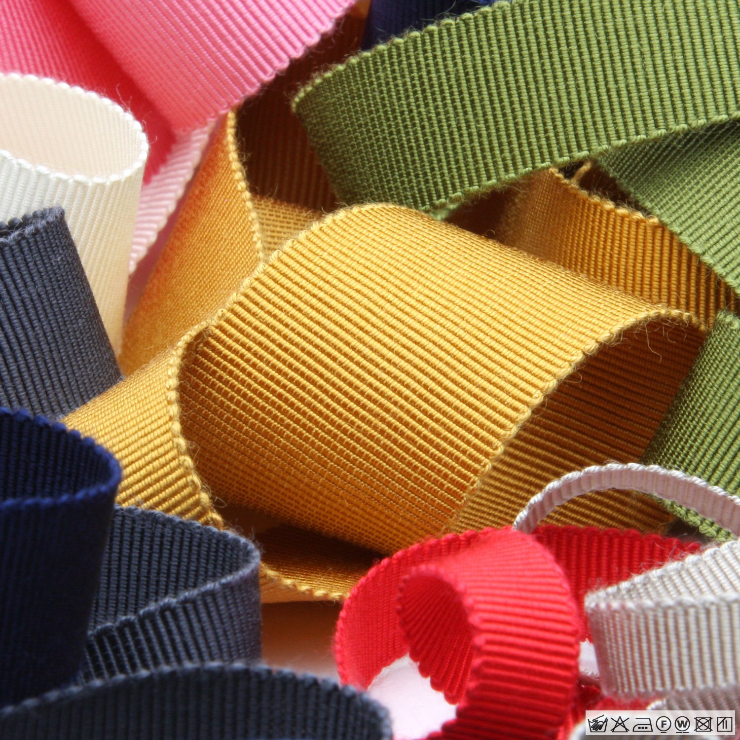 Amazon | FUJIYAMA RIBBON グログランリボン レーヨン 25mm ベージュ