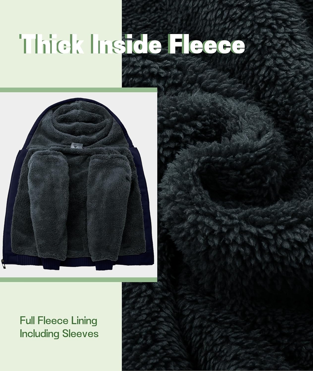 JACKETOWN Boys Zip Up Hoodie Kids Fleece Jacket Unisex Sherpa Lined Hooded Sweatshirts Girls Casual Outerwear 6-15 Years - Image 2