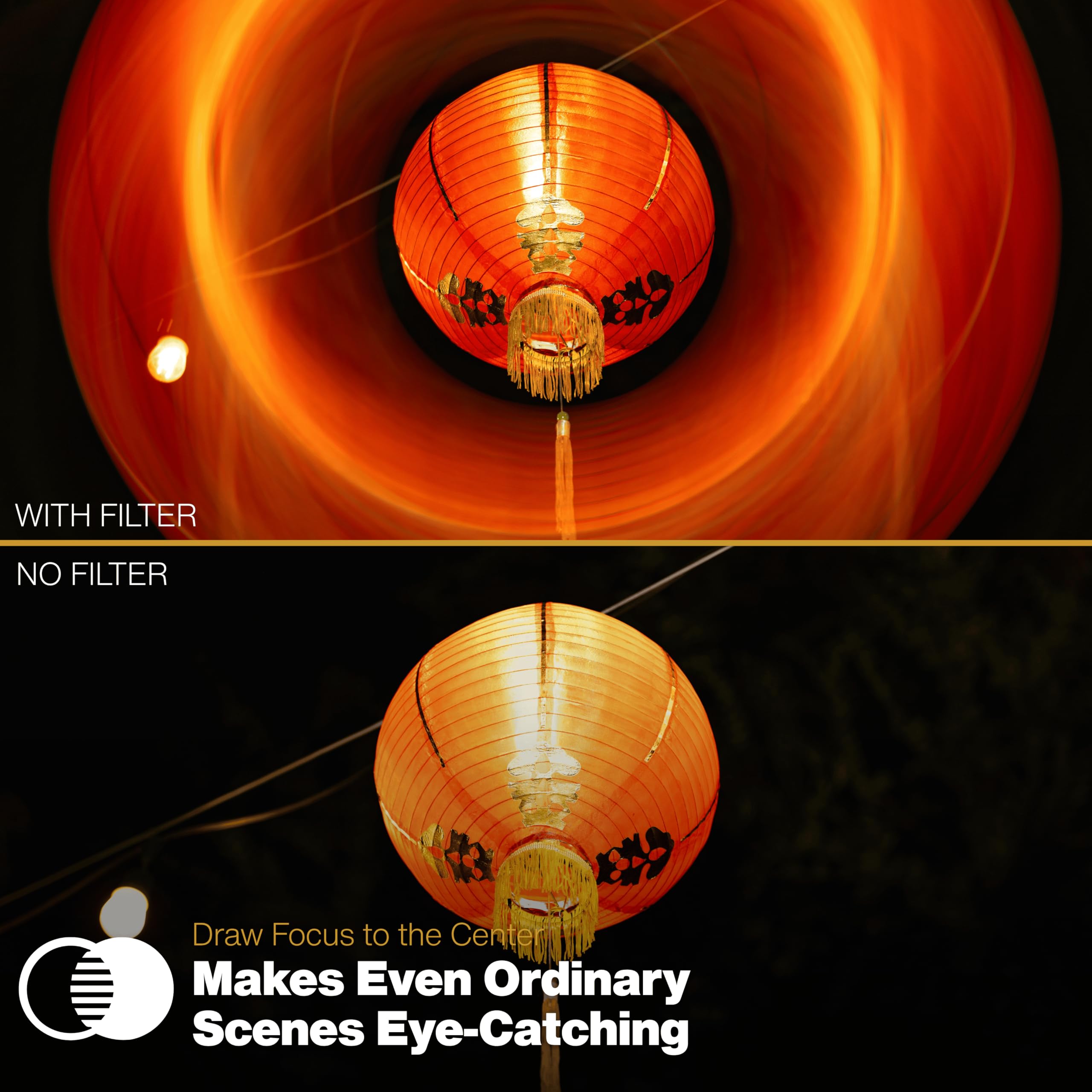 PolarPro - Warp Filter - Camera Effect Filter - Dramatic Warp Effect - PRYZM - 49mm