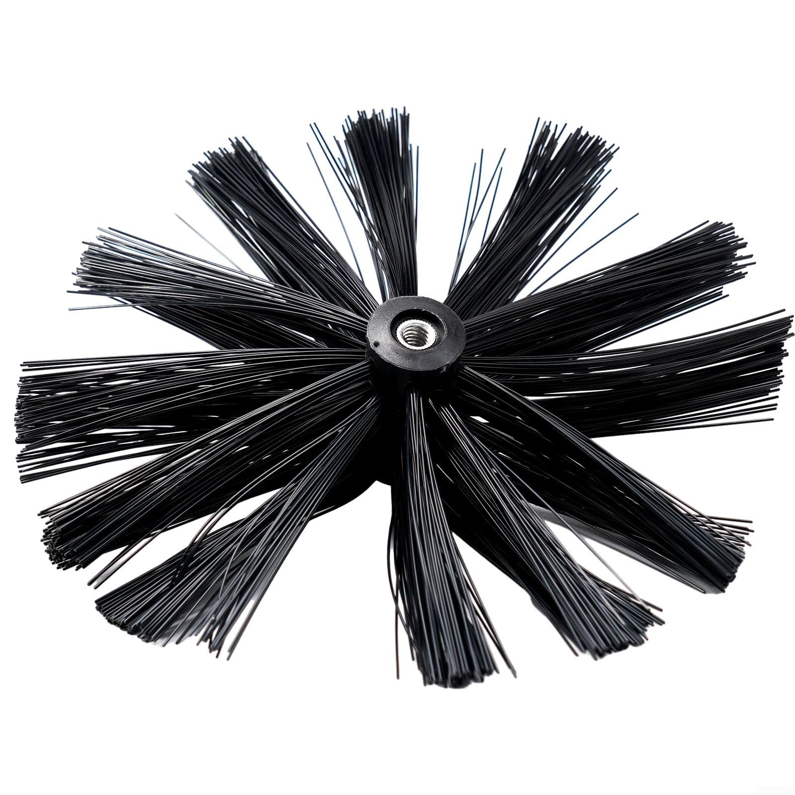 Gdfnmogo Chimney Power Sweeping Accessories,Chimney Sweep Kit,Chimney Brush 200mm Cleaner Brush For Dryers, Chimney