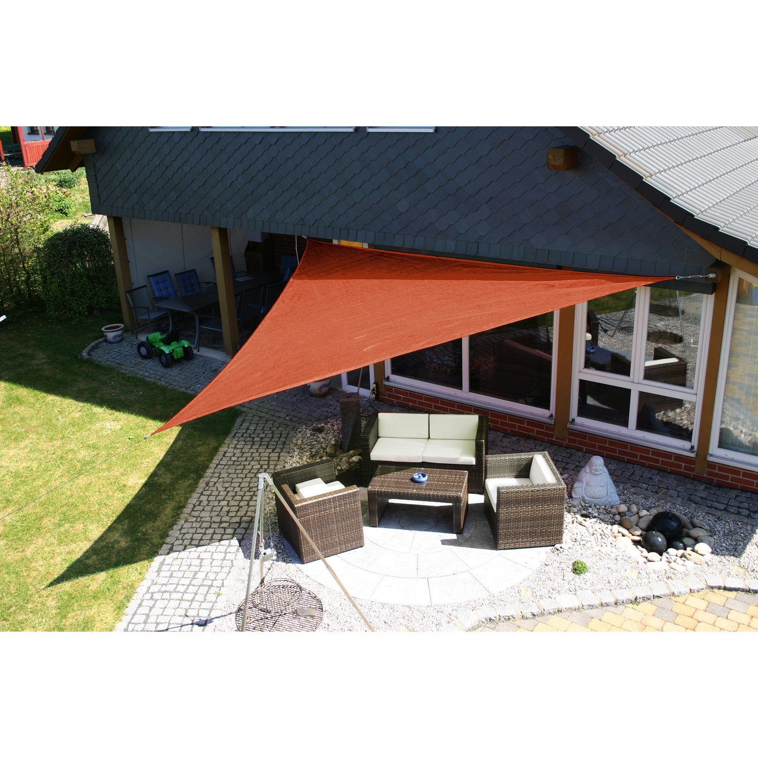 Eduplay Sonnensegel Sonnensegel Eduplay 5x5x5 m – HDPE-Gewebe