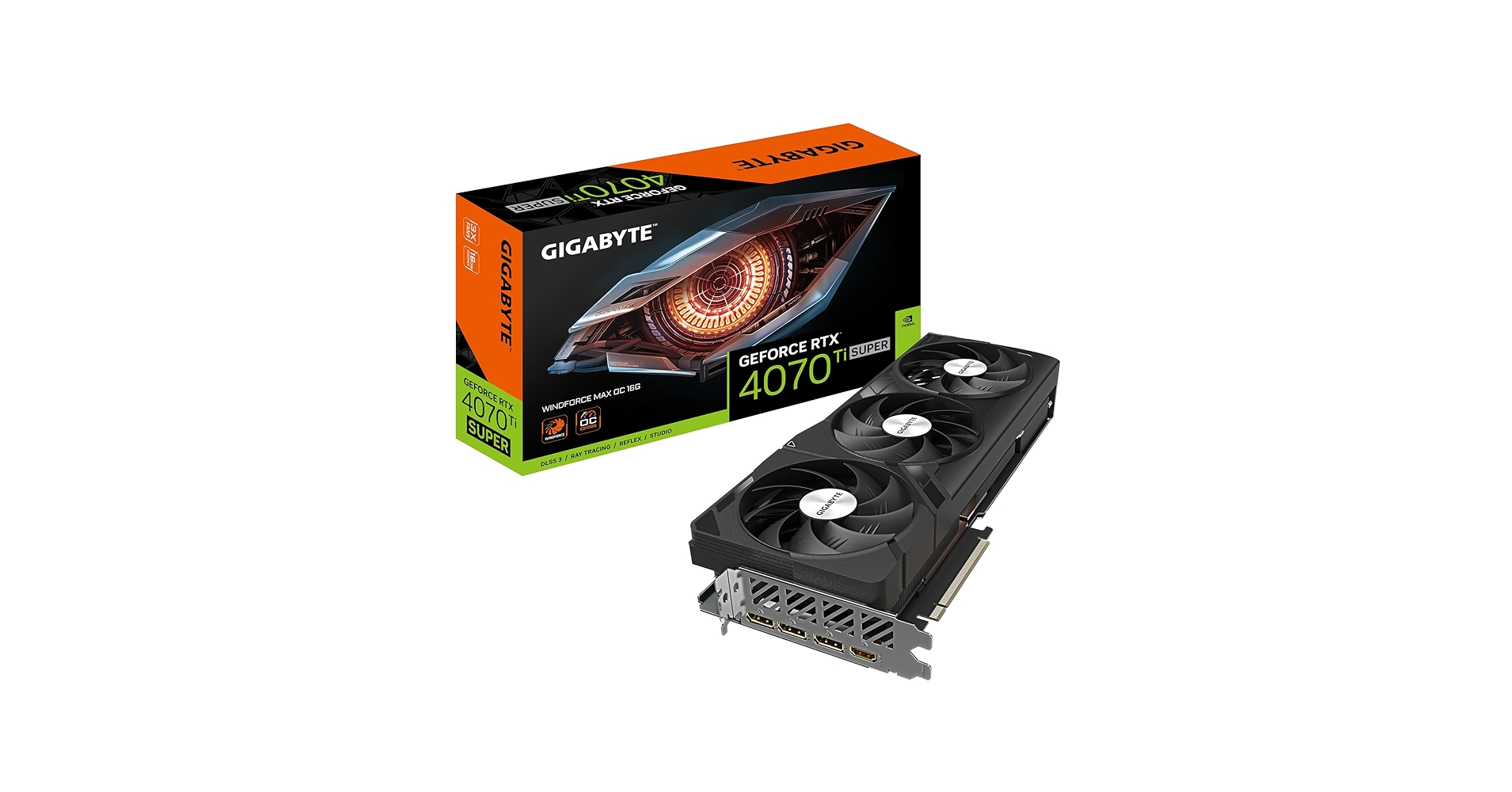 Amazon.com: GIGABYTE GeForce RTX 4070 Ti Super WINDFORCE MAX OC