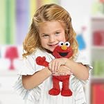 Peluche Elmo durable de 8 po de Sesame Street Friends, jouets pour enfants officiellement licenciés pour les 18 mois et plus, cadeaux et présents.