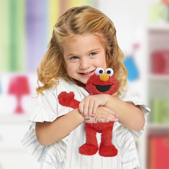 Sesame Street Friends 8-inch Elmo Sustainable Plush Stuffed Animal | Elmo, 8-inch, Sustainable Plush