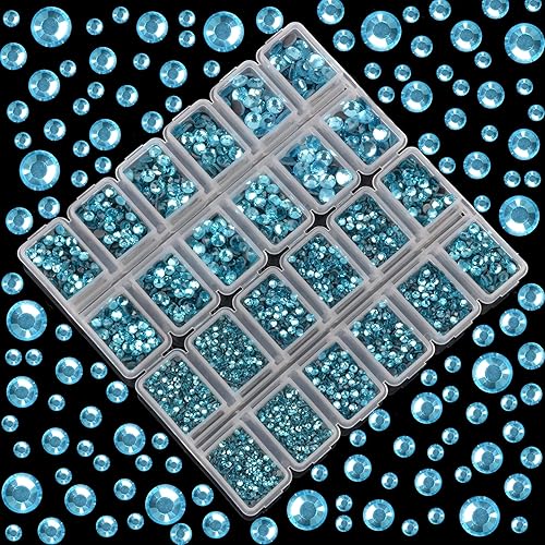 Miniatura 3 de 7000 piezas de 5 tamaños de lentes de imitación de hierro termoadhesivo con parte trasera plana para proyectos de bricolaje con pinzas y bolígrafo