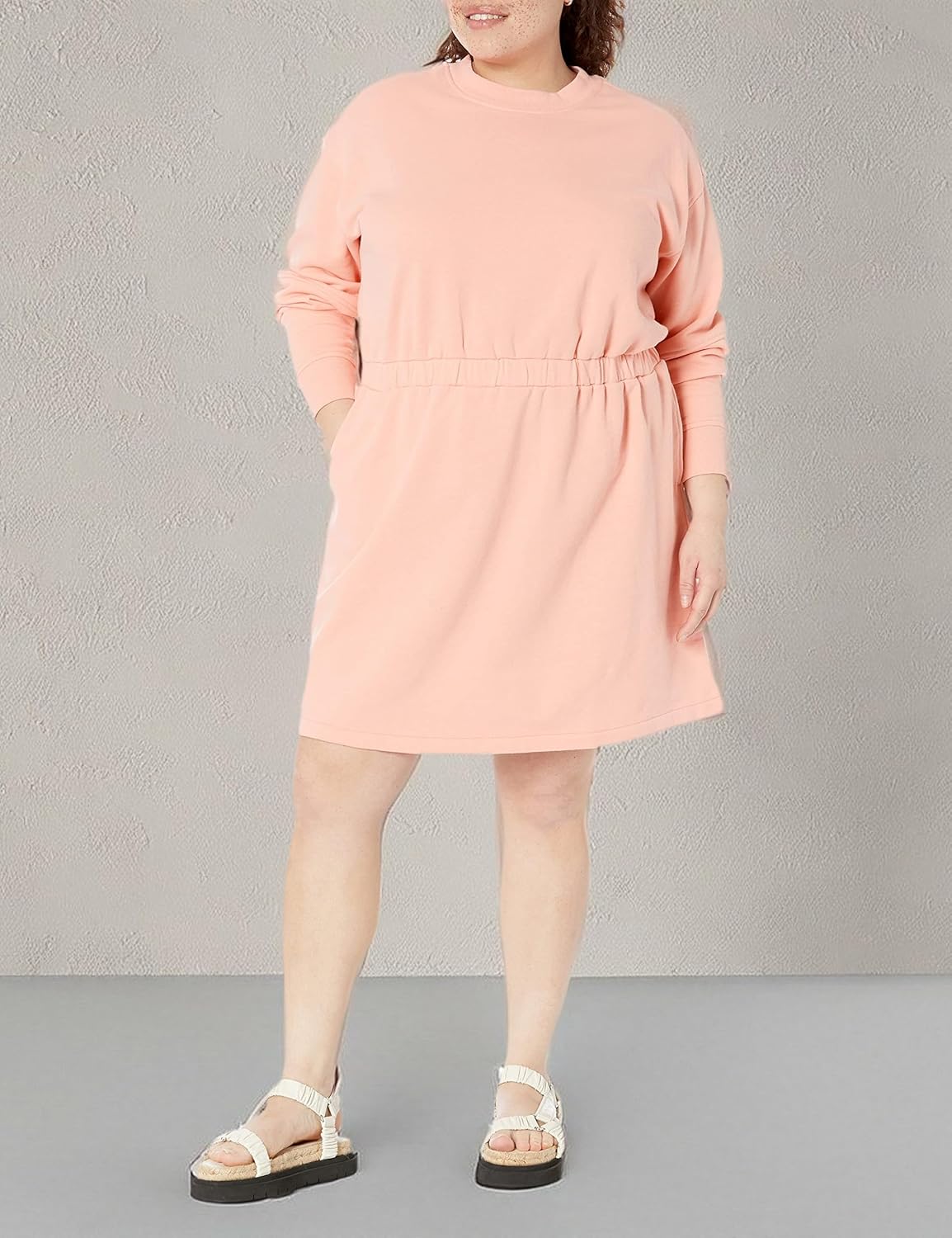 Amazon Essentials Women's Waisted Sweatshirt Dress (Available in Plus Size) - Image 8