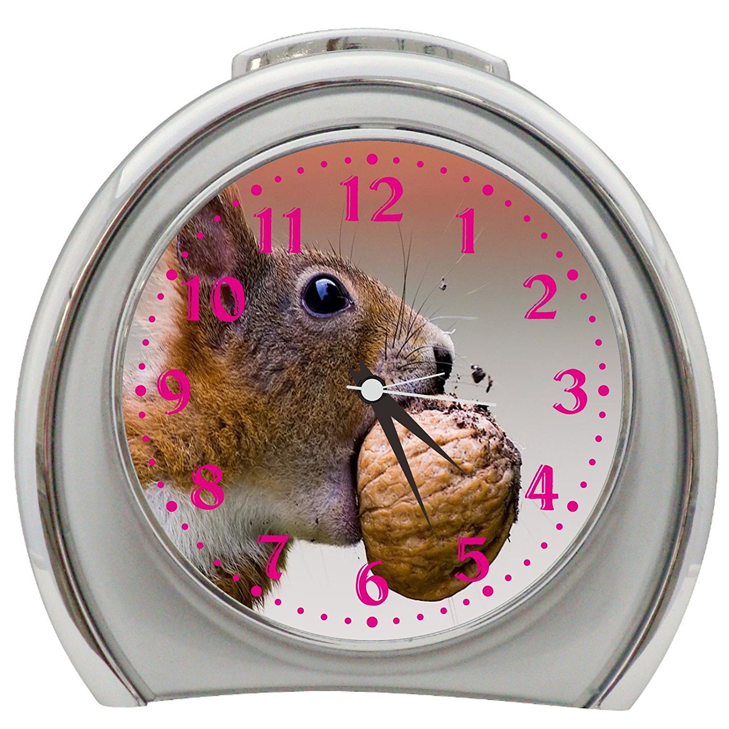 K&N Squirrel Table Desk Alarm Clock Night Light h0047