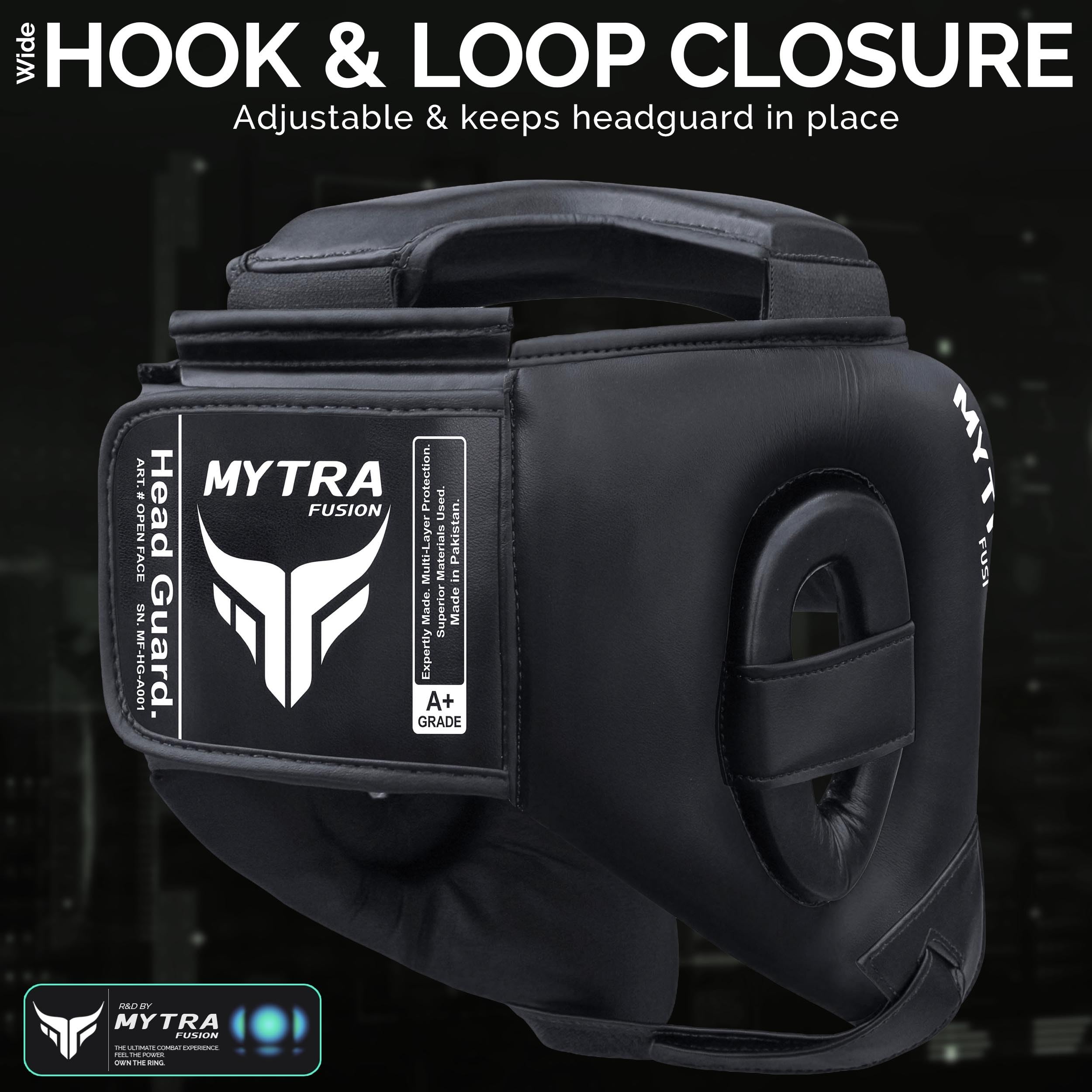 Mytra Fusion kask bokserski – kask MMA z regulowanym paskiem do kickboxingu, Muay Thai, sparingu, sportów walki i karate