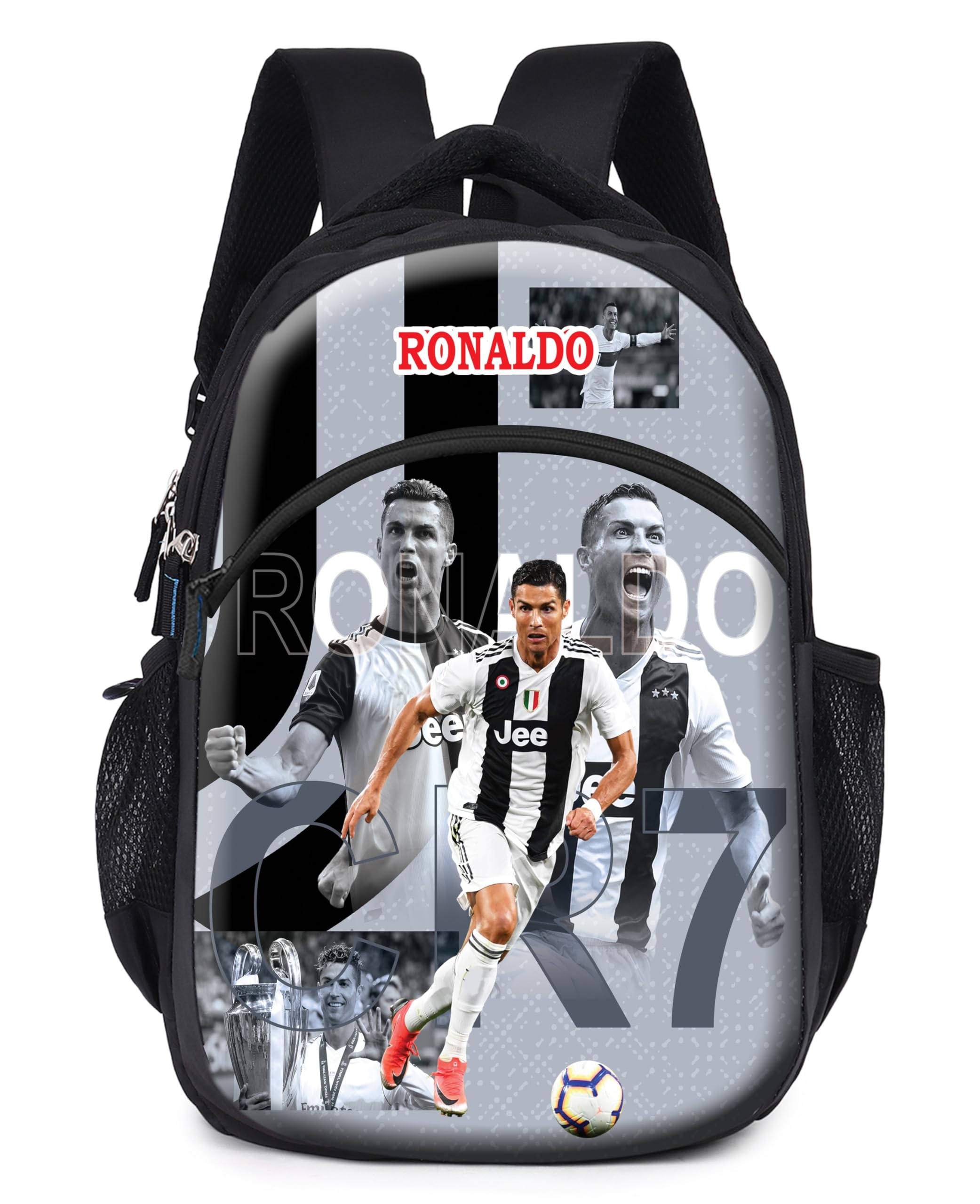 18 Inch Unisex Laptop Backpack - Printed Travel, School, College & Office Multi-Utility Daypack with Printed Design-image-37
