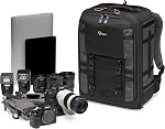 Lowepro Pro Trekker BP 450 AW II, Outdoor Camera Bag, Camera Backpack with Recycled Fabric, Fits 15” Laptop/Tablet, Maxfit Dividers, Weatherproof Cover, Mirrorless/DSLR Camera Case, Black/Dark Grey