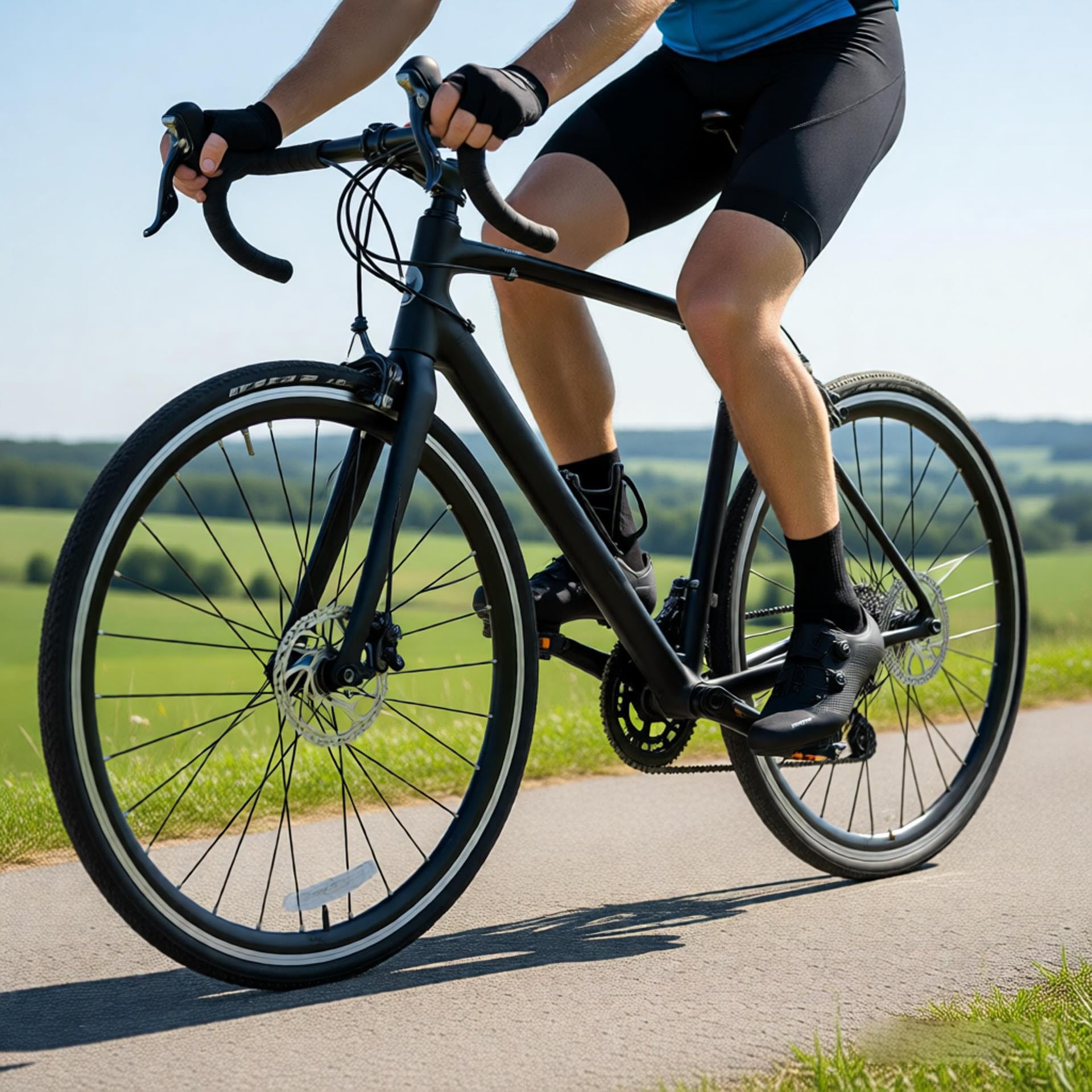 Hixingo Scarpe da Ciclismo MTB per Uomo Donna MTB Compatibili Pedali SPD Fori di Ventilazione Traspirante Unisex Scarpe Mountain Bike Ciclismo All'aperto per Bici, 37-47 EU