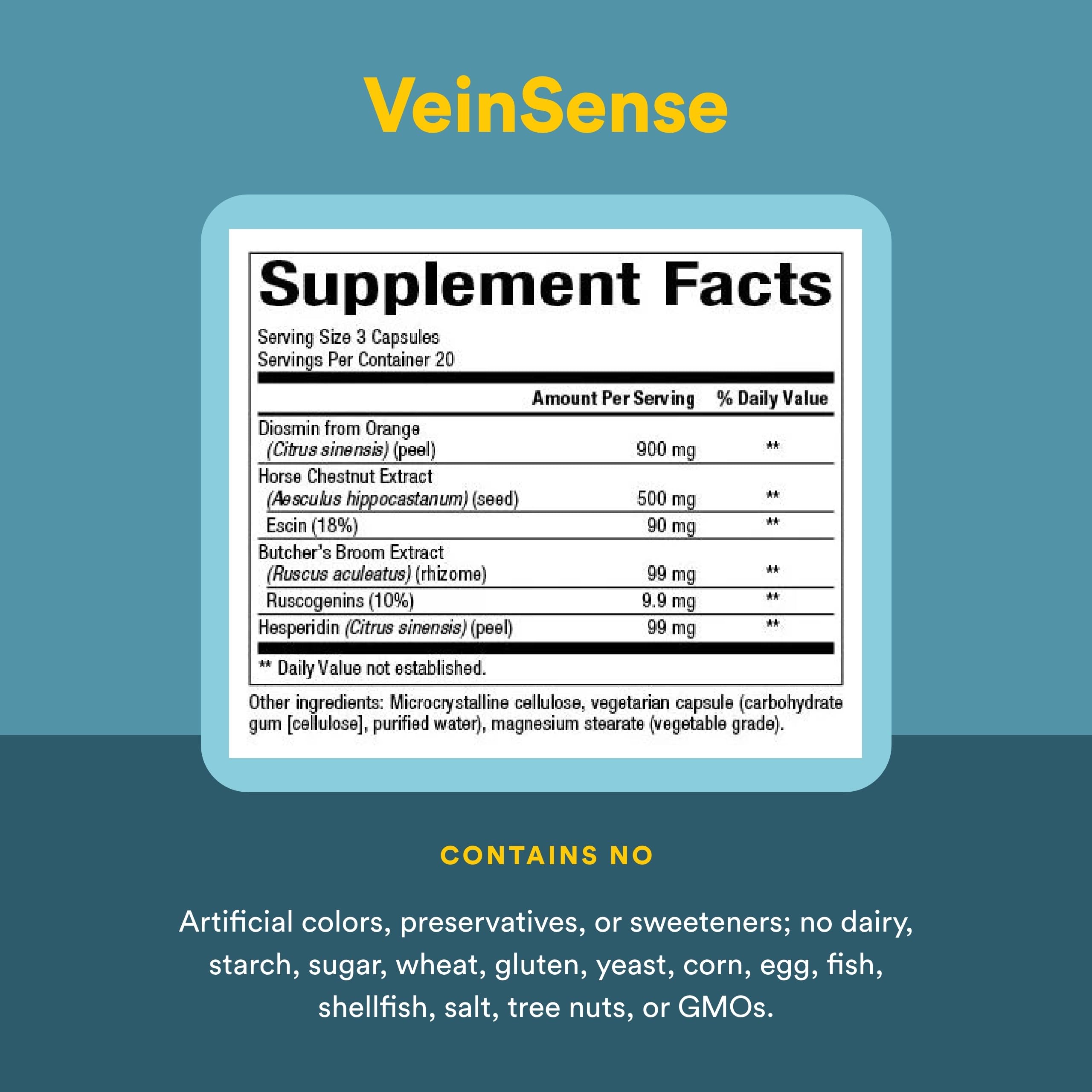Natural Factors VeinSense Vein Support Formula for Women*, 60 Veg Capsules — Amazon image 4