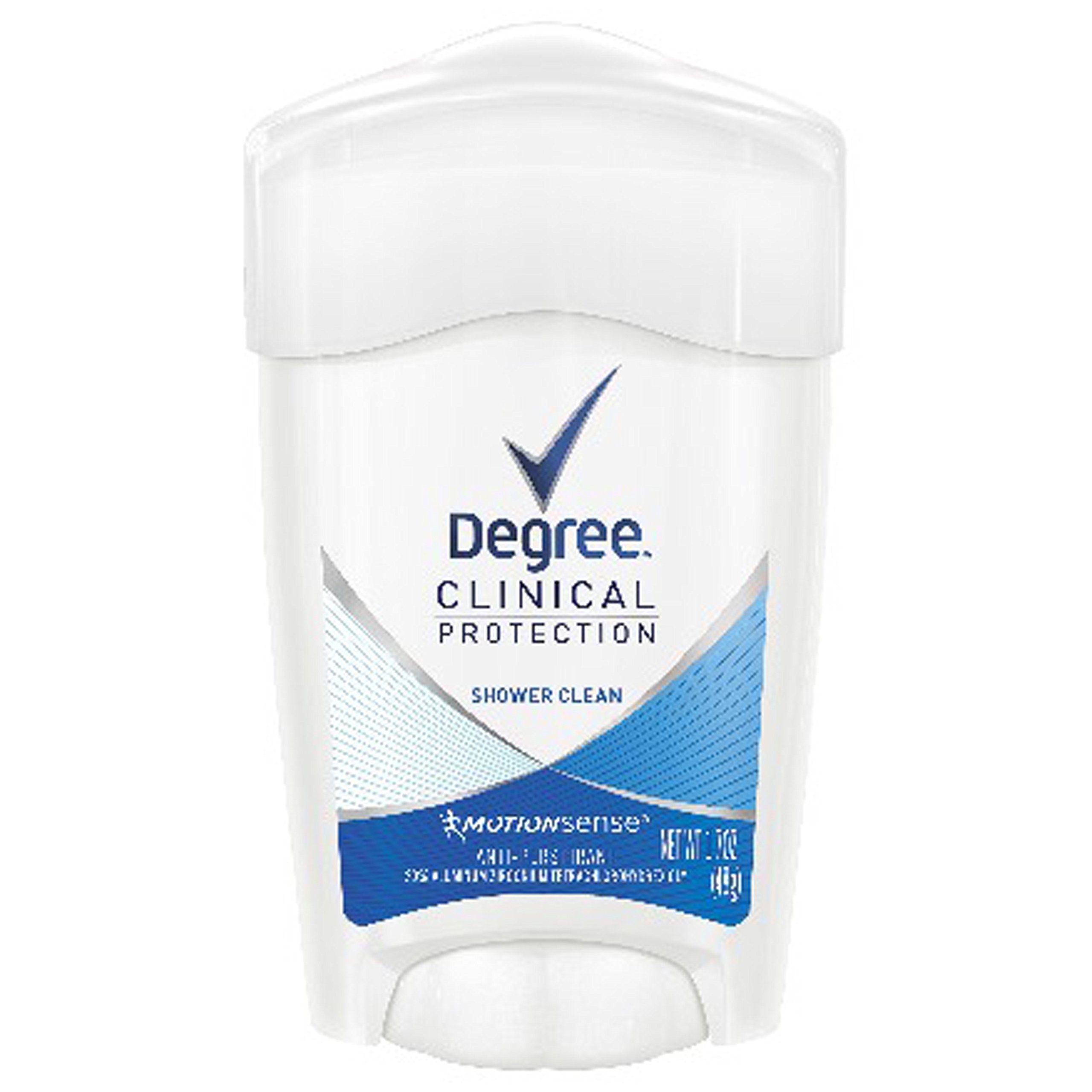 Degree Women Clinical Antiperspirant Deodorant, Shower Clean, 1.7 oz