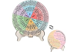 Feelings Wheel with Stand: A Holistic Guide to Understanding and Managing Emotions