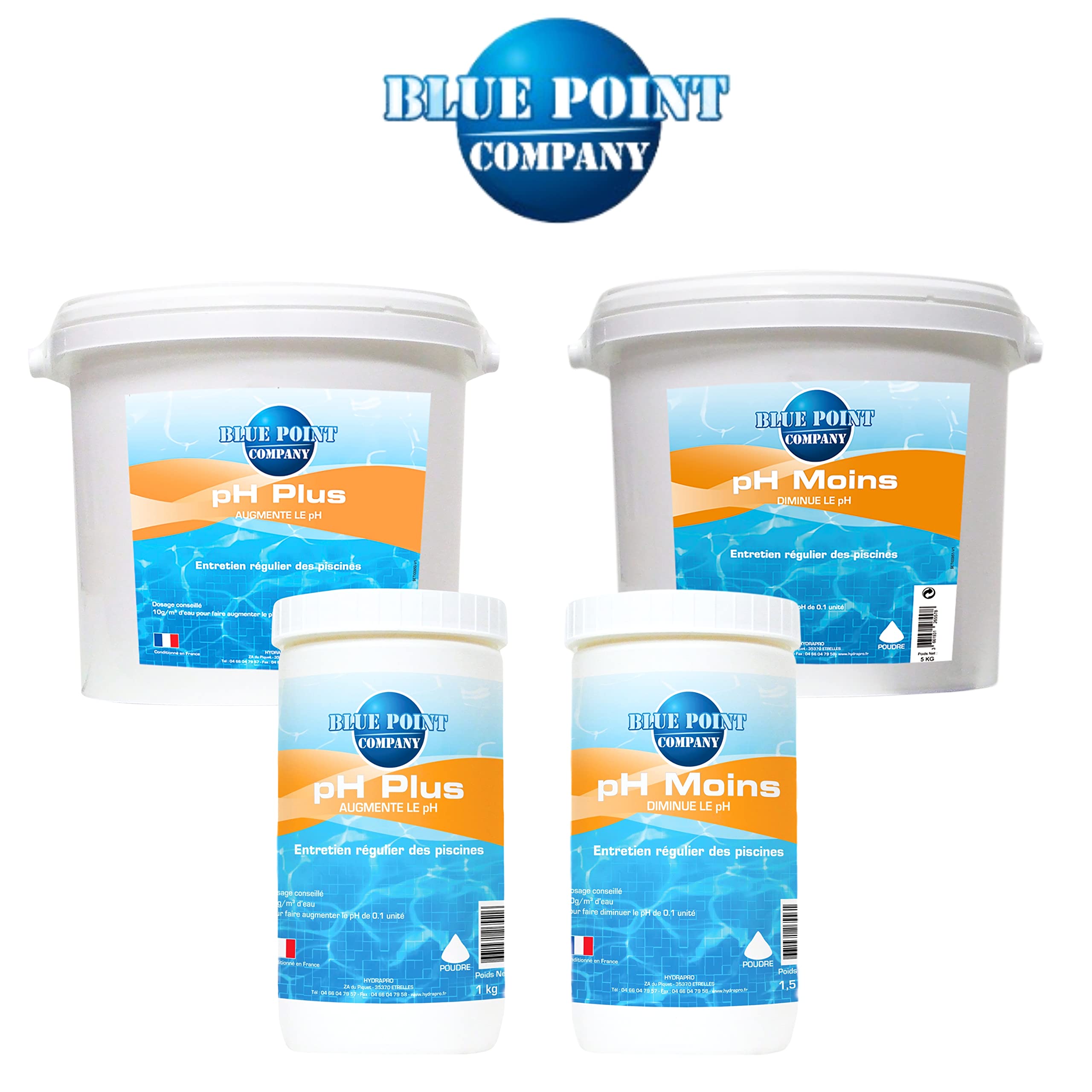 Ph Plus Piscine – Traitement Ph pour Piscine/Ph+ Poudre 1kg et 5kg – Permet d’Augmenter Rapidement Le Ph de l’Eau/Produit Conditionné en France (1KG)