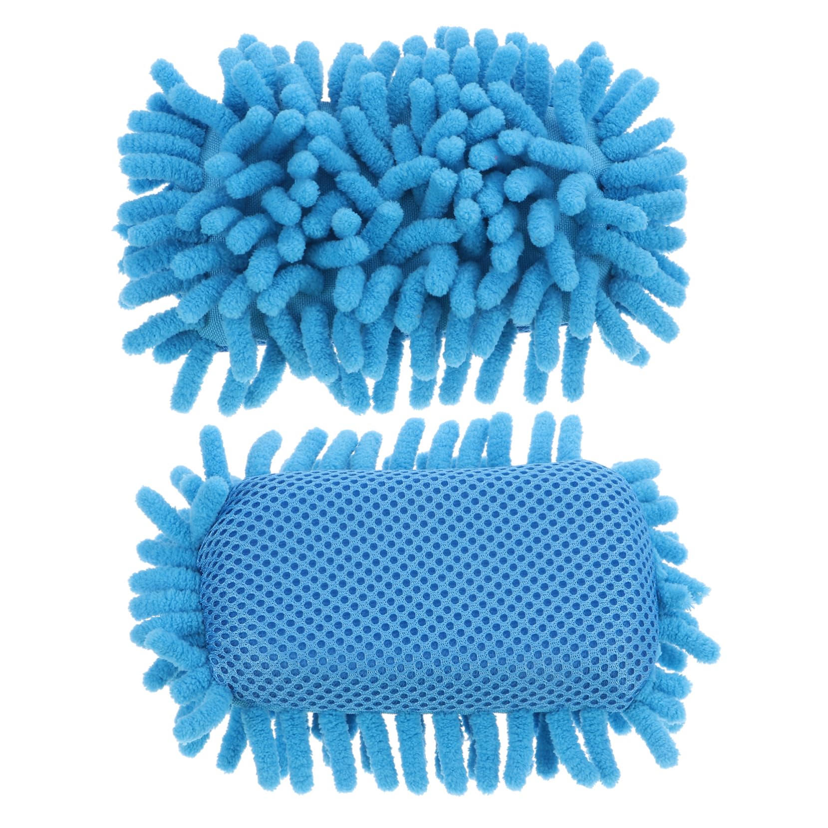 OSALADI 2Pcs Chenille Cleaning Sponge Dust Chalkboard Eraser for Whiteboard and Blackboards Lightweight and Easy to Use School Supplies for Office and Classroom