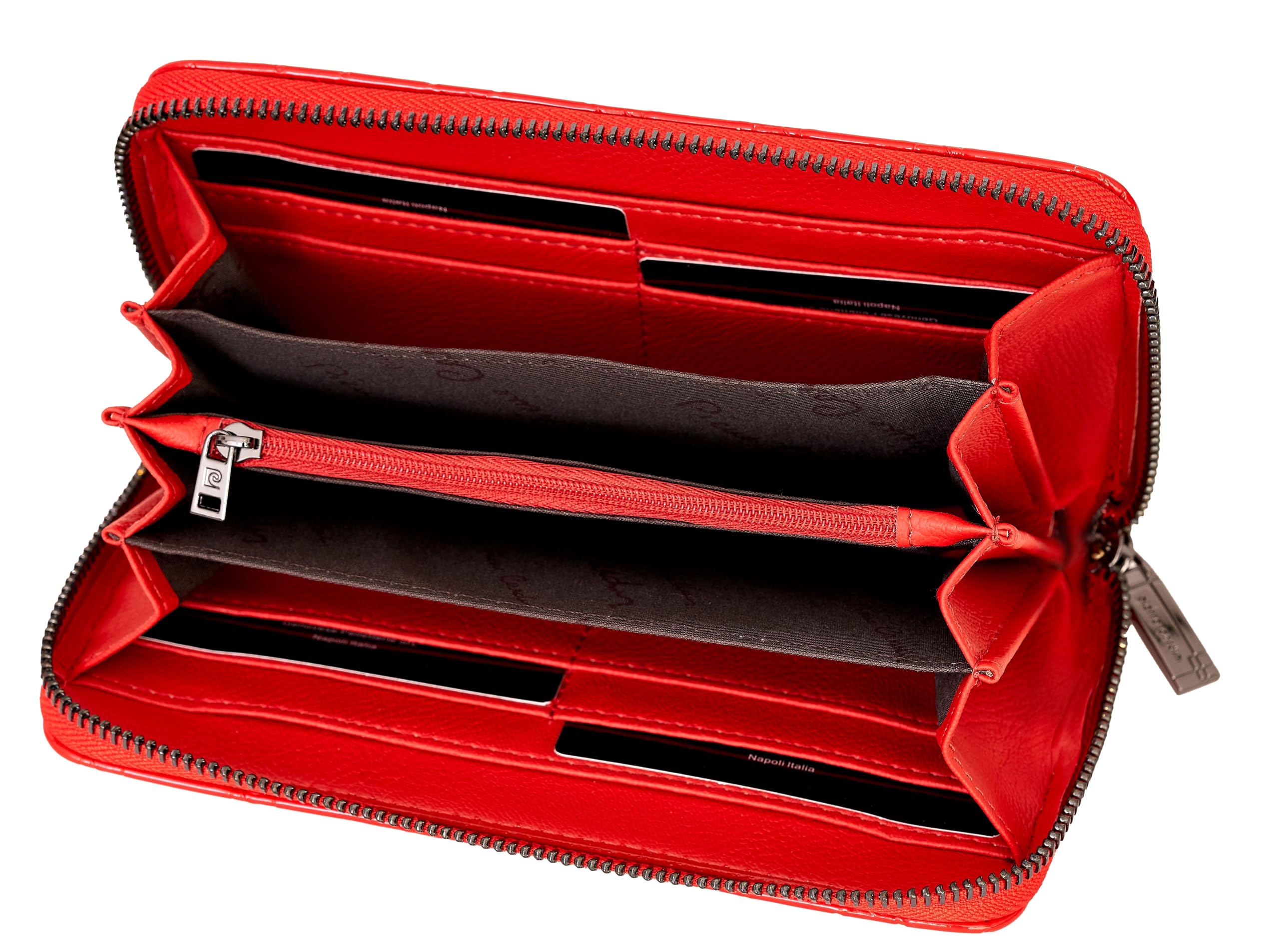 Pierre Cardin Cartera de Mujer, niña, Bonita, Grande, espaciosa, Polipiel, Regalo,Cuero Sintetico,Piel, Cartera con Monedero, Porta Billetes, Cartera de Mujer, niña, Polipiel
