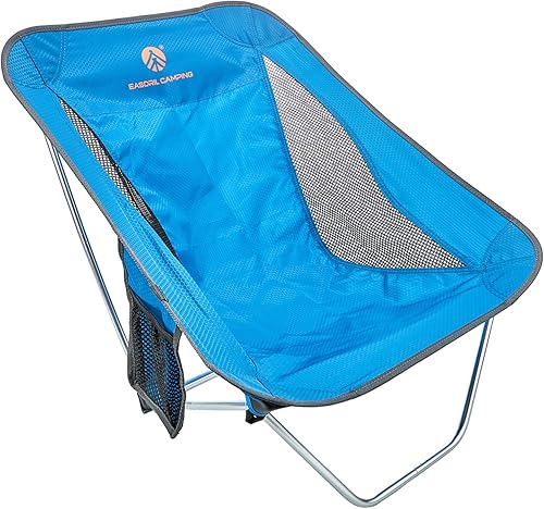 Silla de campamento plegable ultraligera, sillas de campamento plegables con bolsa de transporte para senderismo, mochileros, picnic, conciertos al