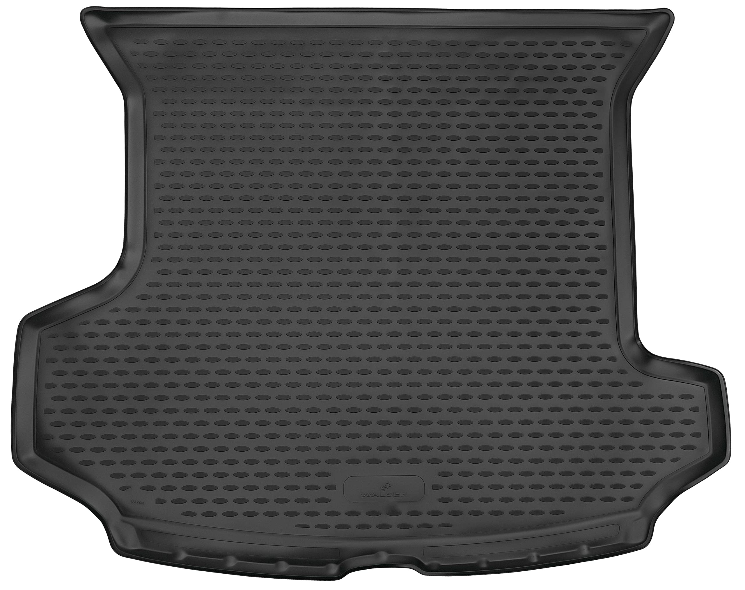 Walser Vasca Baule XTR su Misura Compatibile con Skoda Kodiaq (NS7) 7 posti, 3a Fila piegata, 10/2016-2023, Tapetto per Bagagliaio, Tappetino Baule