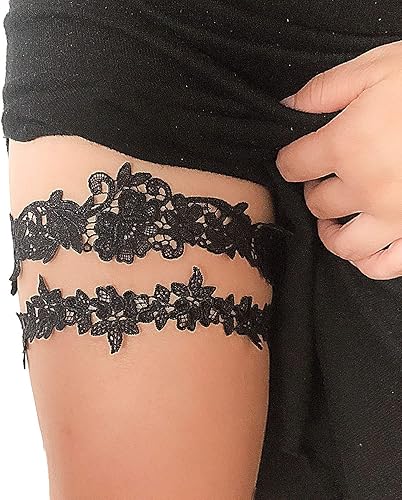 Liguero nupcial de encaje - Accesorio de liga de boda blanca