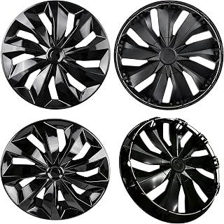 16 inch Hubcaps ABS Replacement for Steel Wheel(Non-Alloy) Snap-on Set of 4