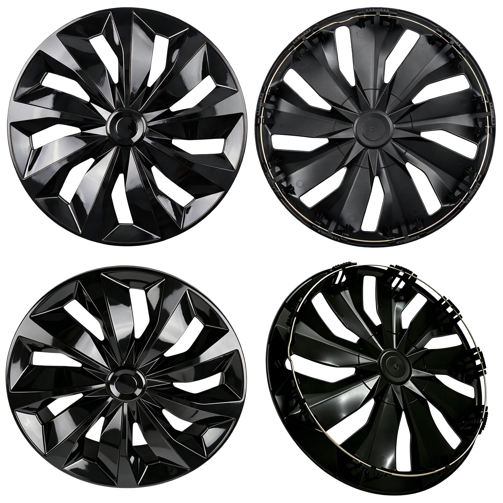 Photo 1 of 16 inch Hubcaps ABS Replacement for Steel Wheel?Non-Alloy? Snap-on Set of 4