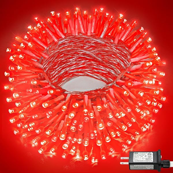 Nielfoi Christmas Lights Outdoor for House Bedroom Indoor Wall Party Wedding Holiday Decorations