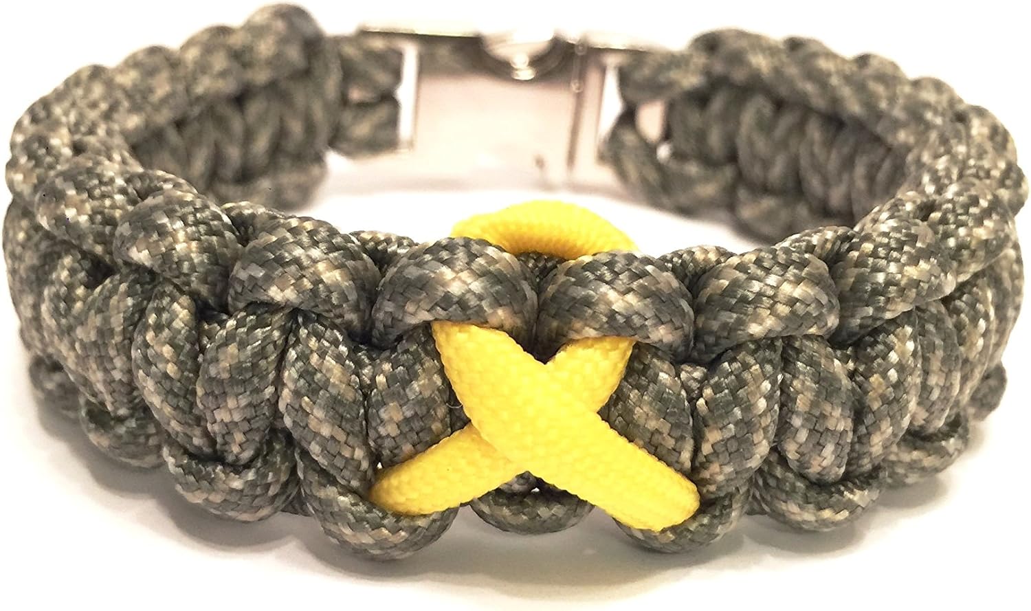 Support Our Troops Paracord Yellow Ribbon Bracelet Paracord Survival Bracelets for Men