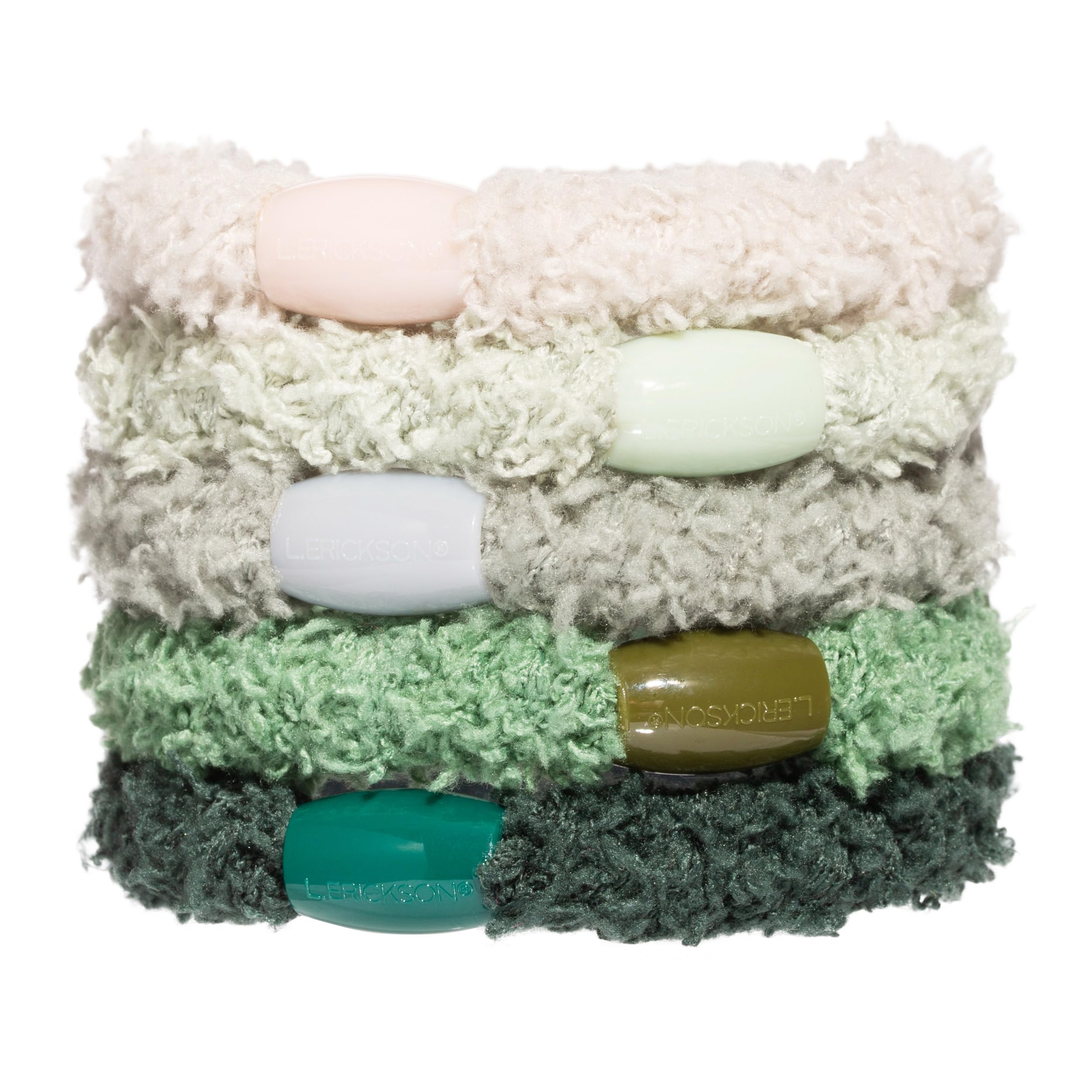 10 pcs Soft Knit Hair Rings – Neutral Tone Ponytail Holders in Cozy Yarn Style Soft Ponytail Holder - Etsy main image 4