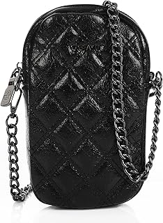 Dejavu LID-DVTV-054 Shiny Quilted Cross Body Bag