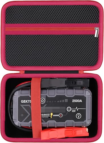 Estuche rígido de transporte para Boost GB70GBX75 UltraSafe Jump Starter